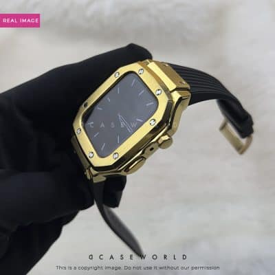 Luxury Stainless Steel Case with Silicon Strap (44-45MM)