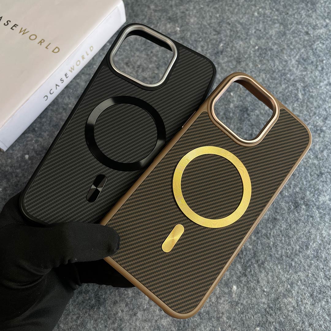 CarbonShield MagSafe Drop-Proof TPU Case
