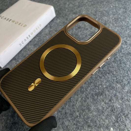 CarbonShield MagSafe Drop-Proof TPU Case