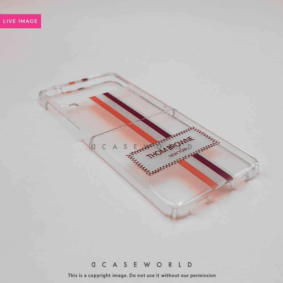 Thom Browne Clear Case For Z Flip 4
