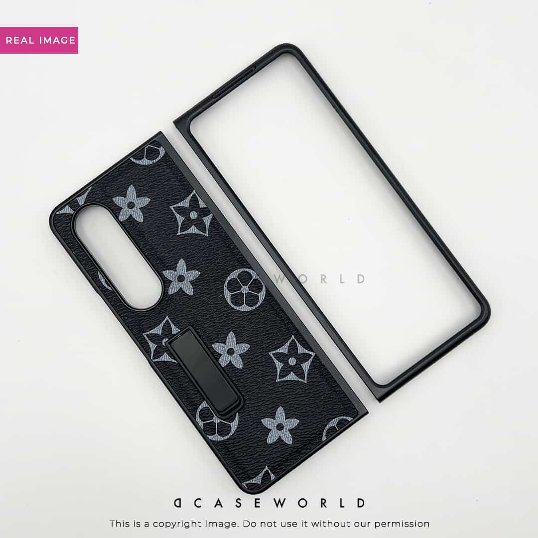 PREMIUM LEATHER CASE WITH BACK STAND – Z FOLD 4