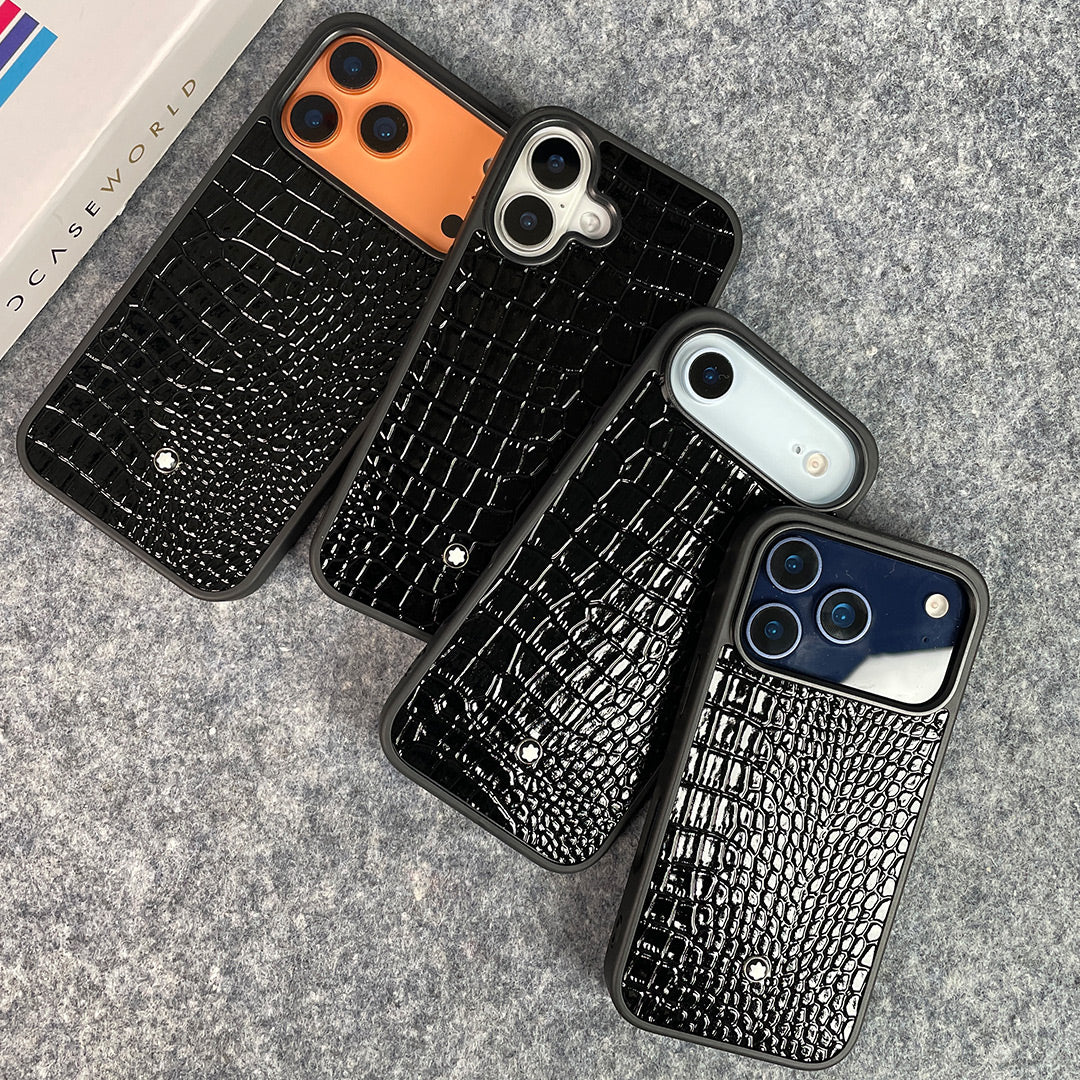 Luxury Croco Patent Leather Case