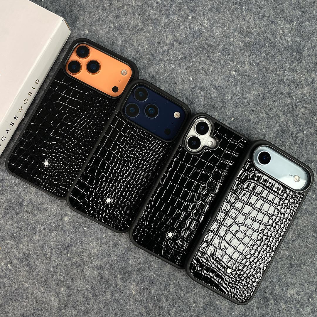 Luxury Croco Patent Leather Case