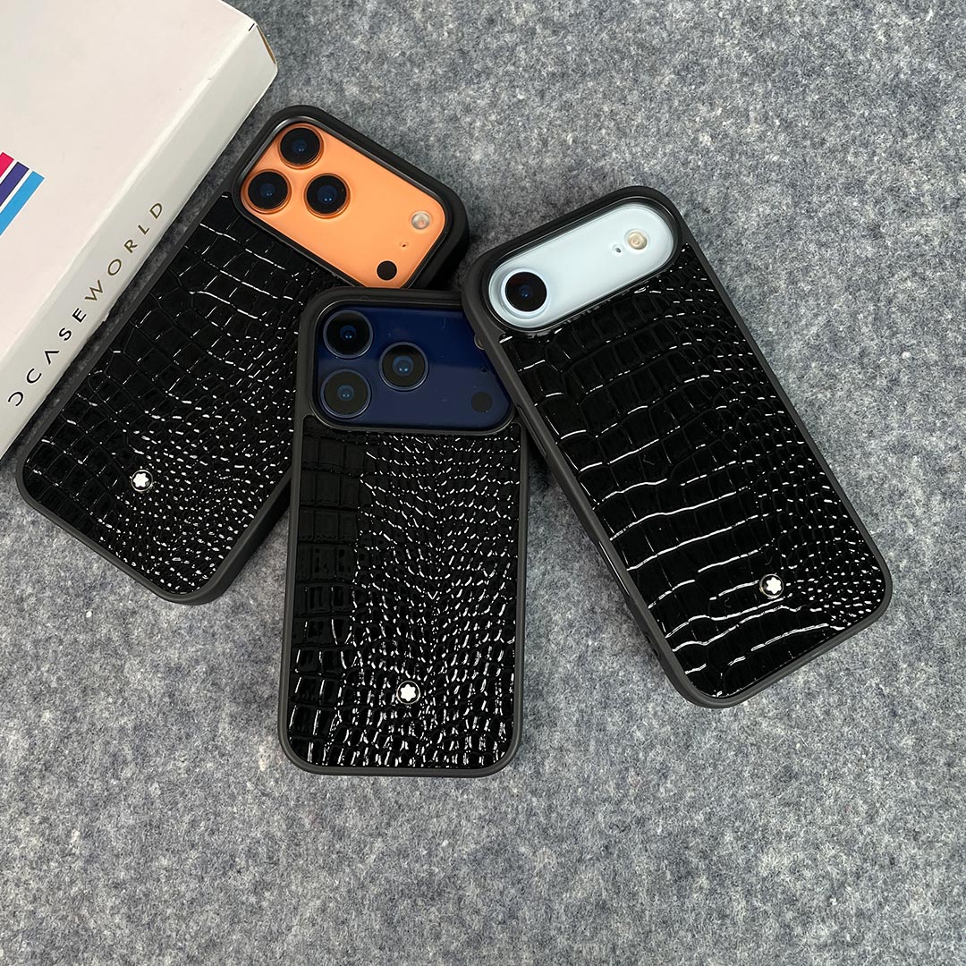 Luxury Croco Patent Leather Case