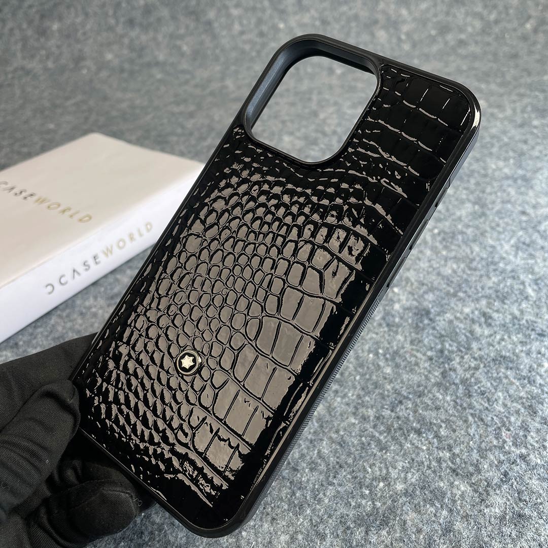 Luxury Croco Patent Leather Case