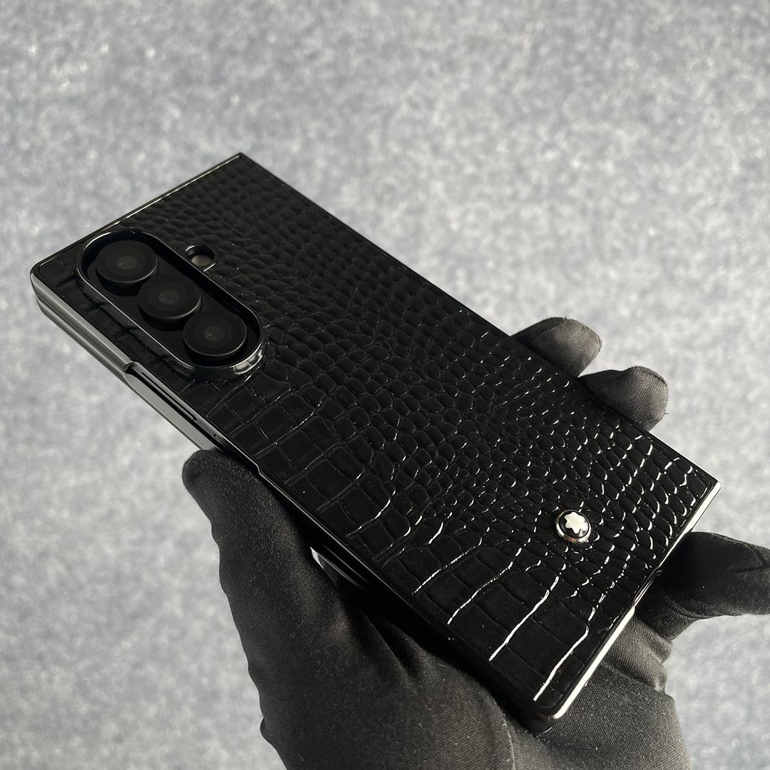 Luxury Croco Patent Leather Case