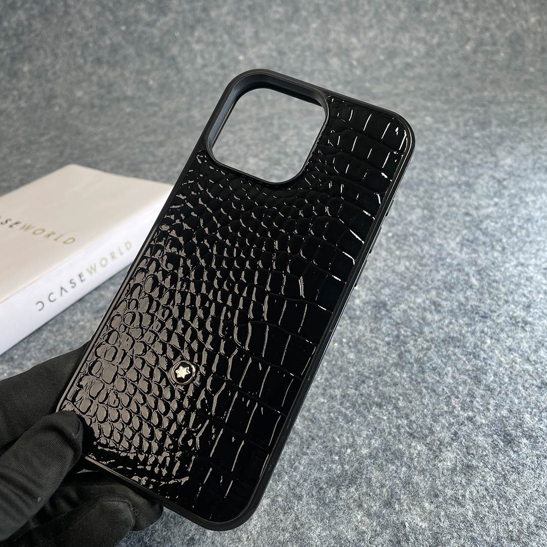 Luxury Croco Patent Leather Case