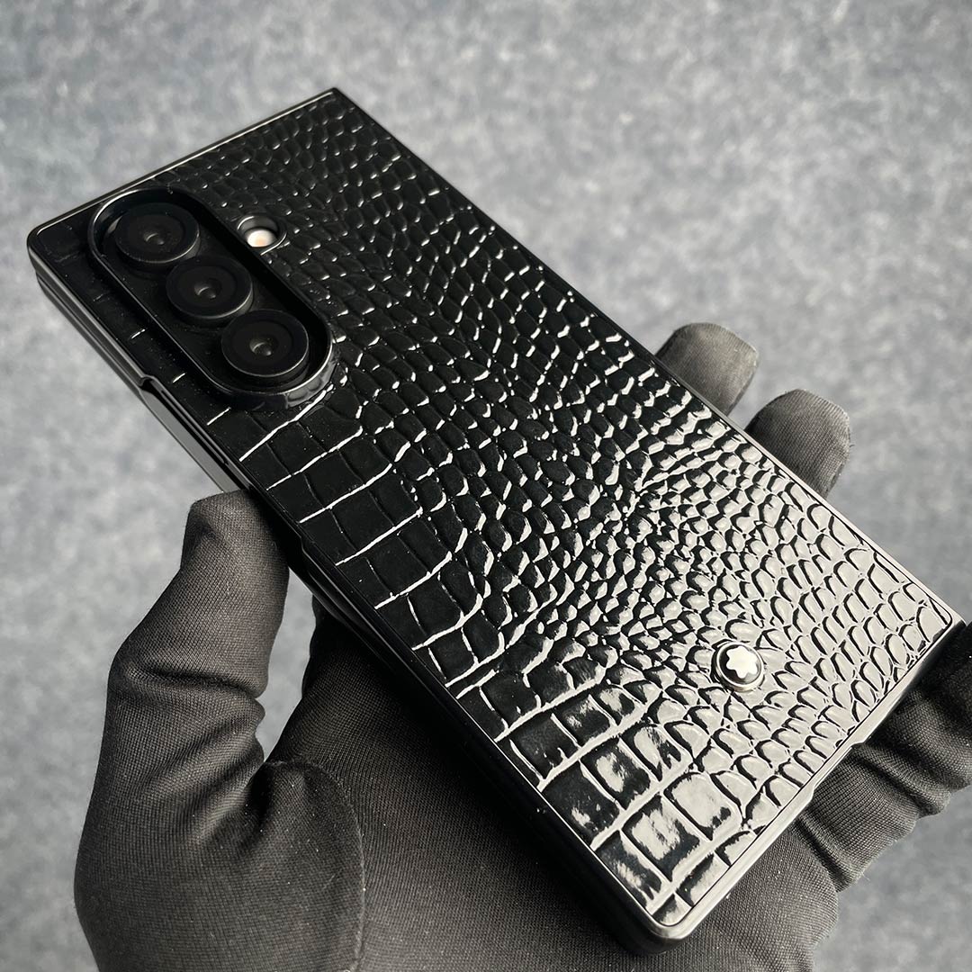 Luxury Croco Patent Leather Case