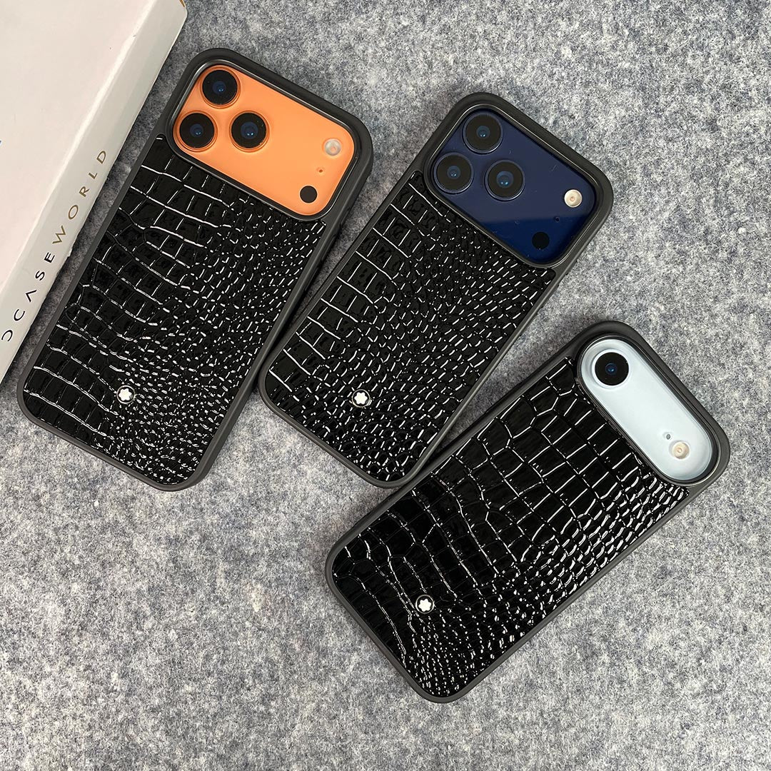Luxury Croco Patent Leather Case