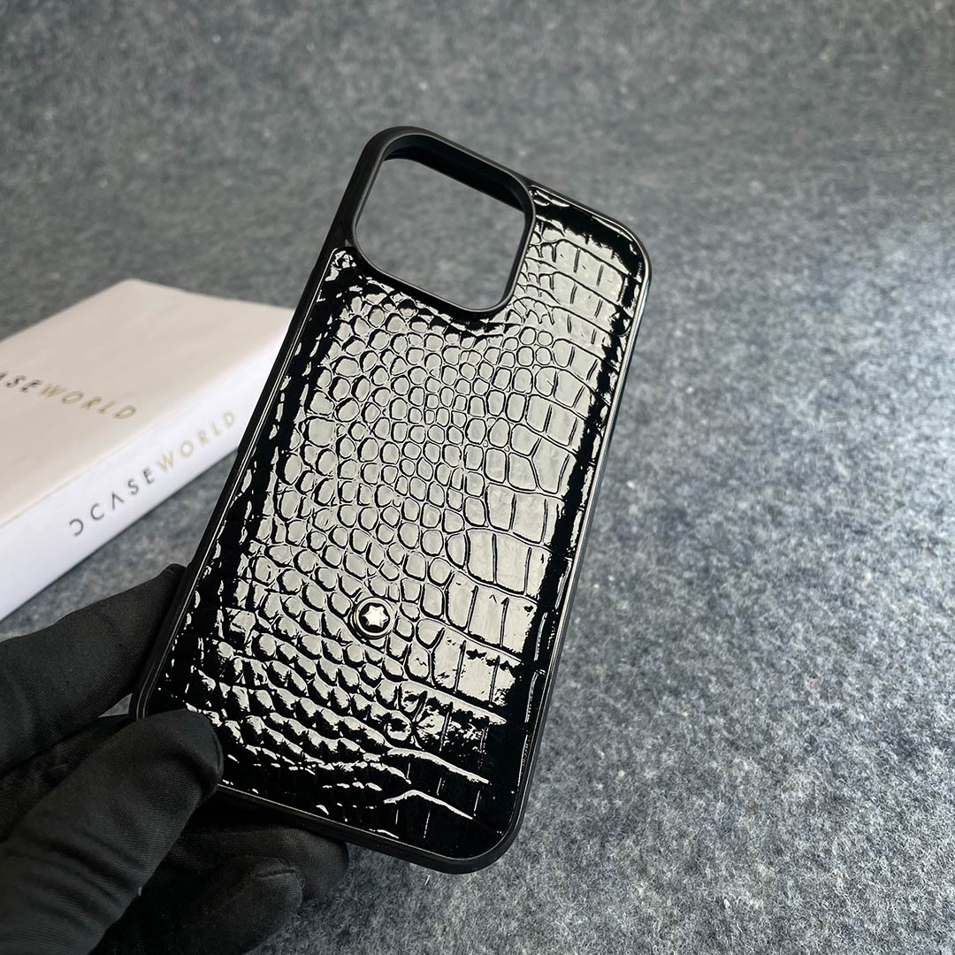 Luxury Croco Patent Leather Case