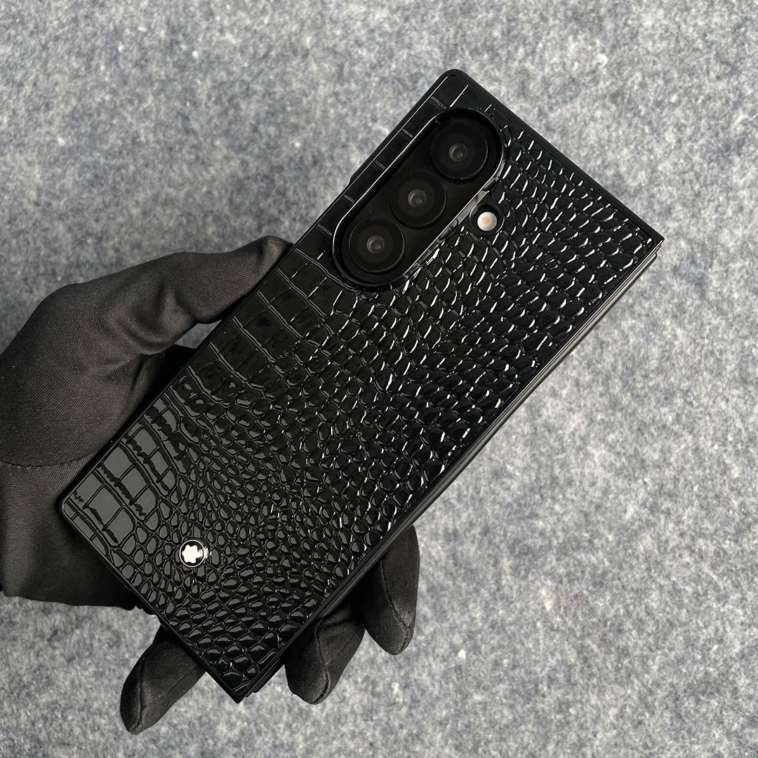 Luxury Croco Patent Leather Case