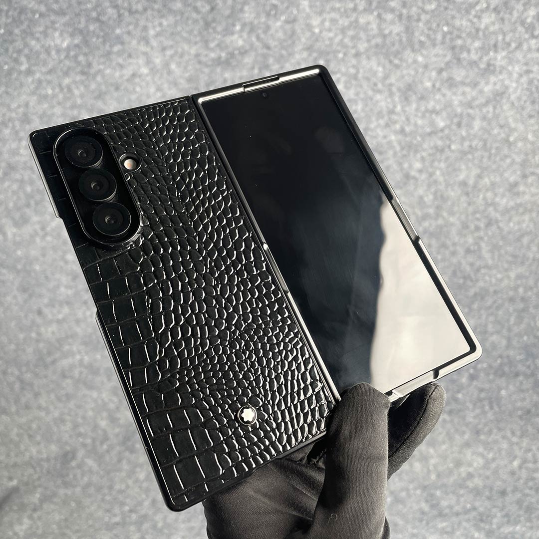 Luxury Croco Patent Leather Case