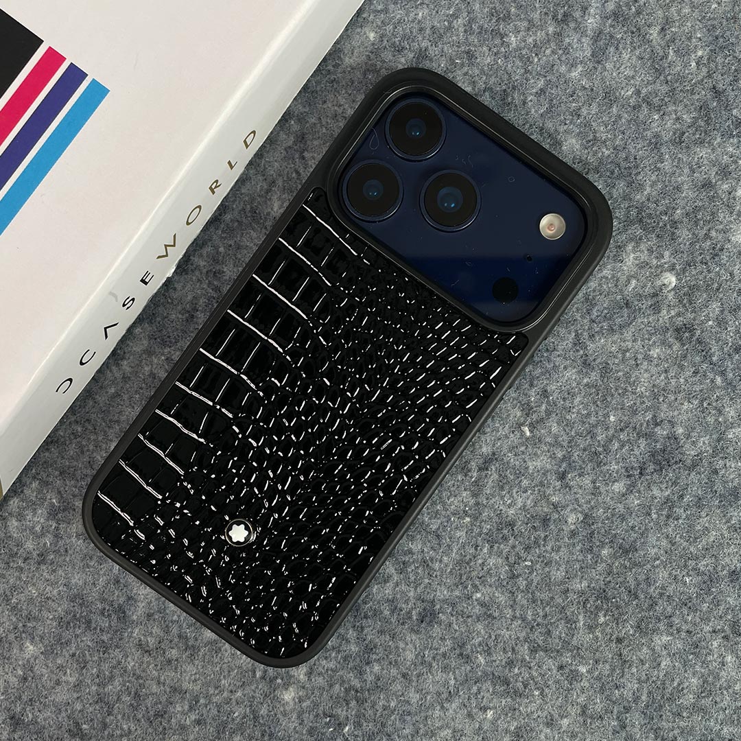 Luxury Croco Patent Leather Case