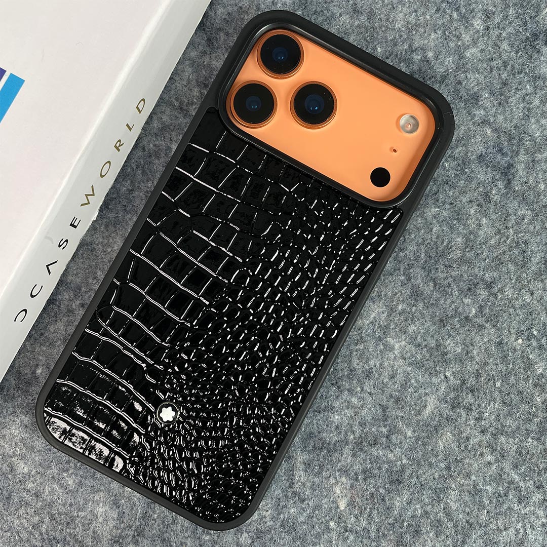 Luxury Croco Patent Leather Case