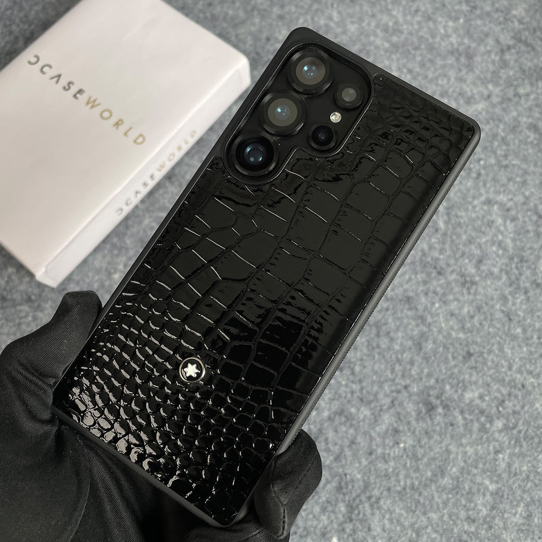 Luxury Croco Patent Leather Case