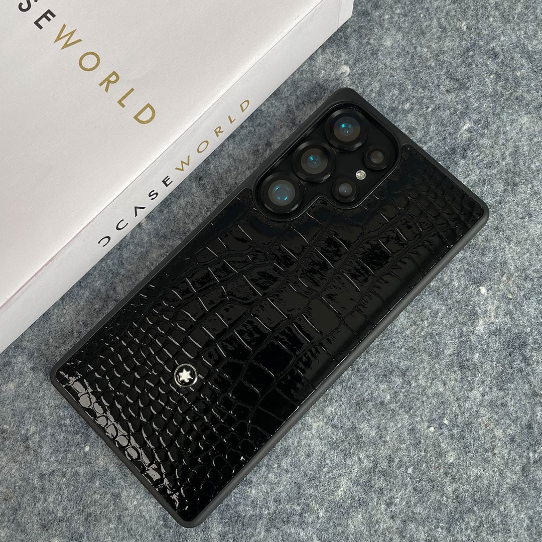 Luxury Croco Patent Leather Case