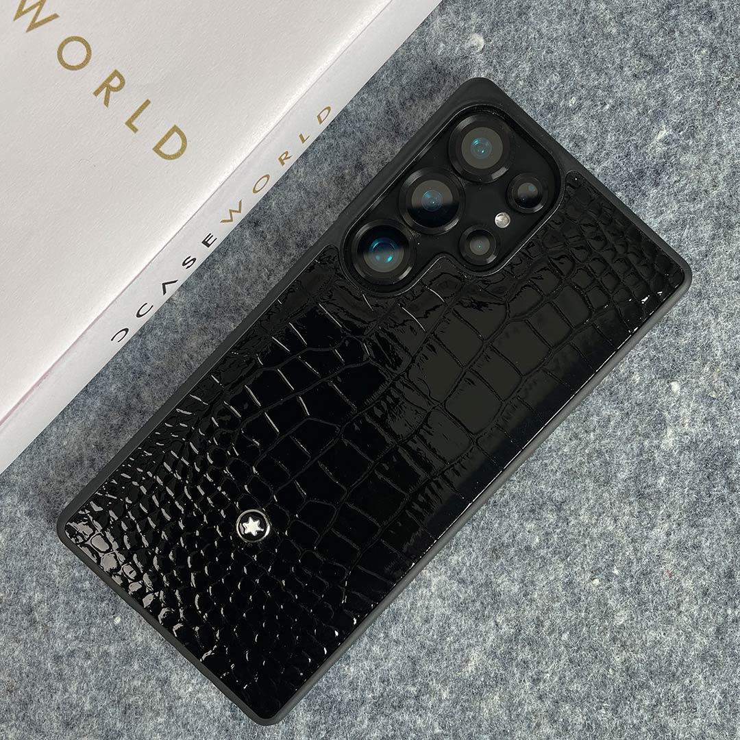 Luxury Croco Patent Leather Case