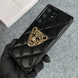 GrandeTiger – Quilted Leather Royal Case S25 Ultra