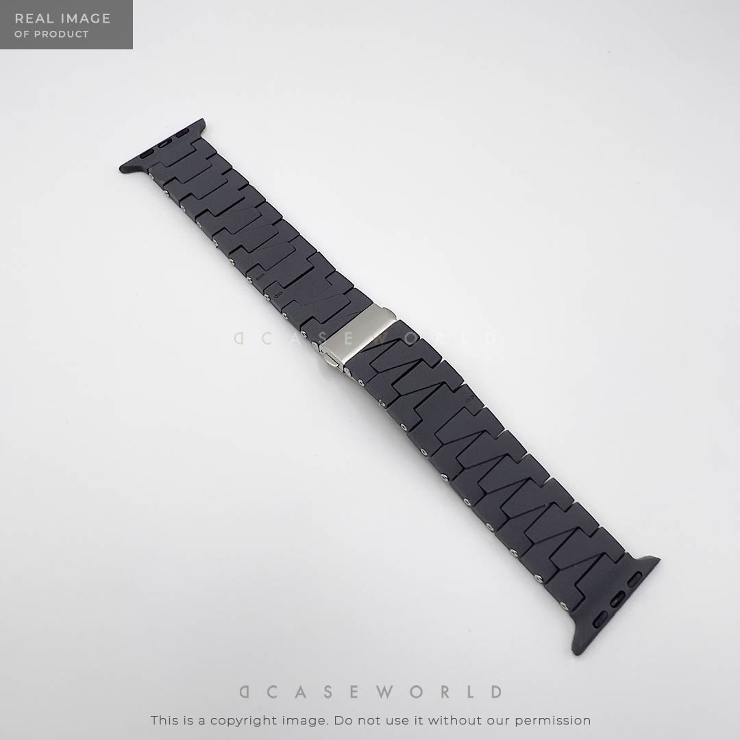 Silicon Armani Style Link Bracelet 42-44-45 MM
