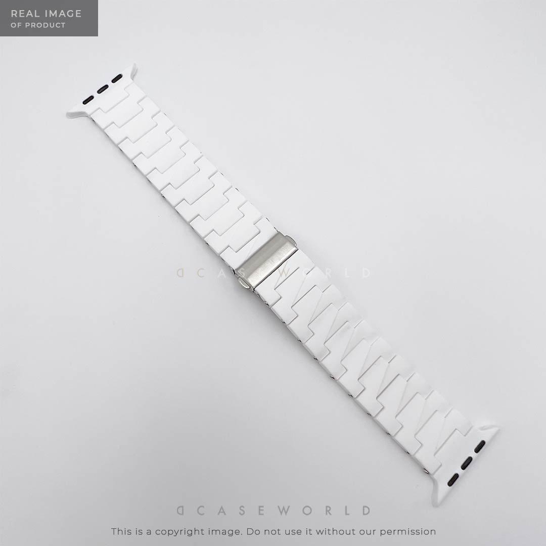 Silicon Armani Style Link Bracelet 42-44-45 MM