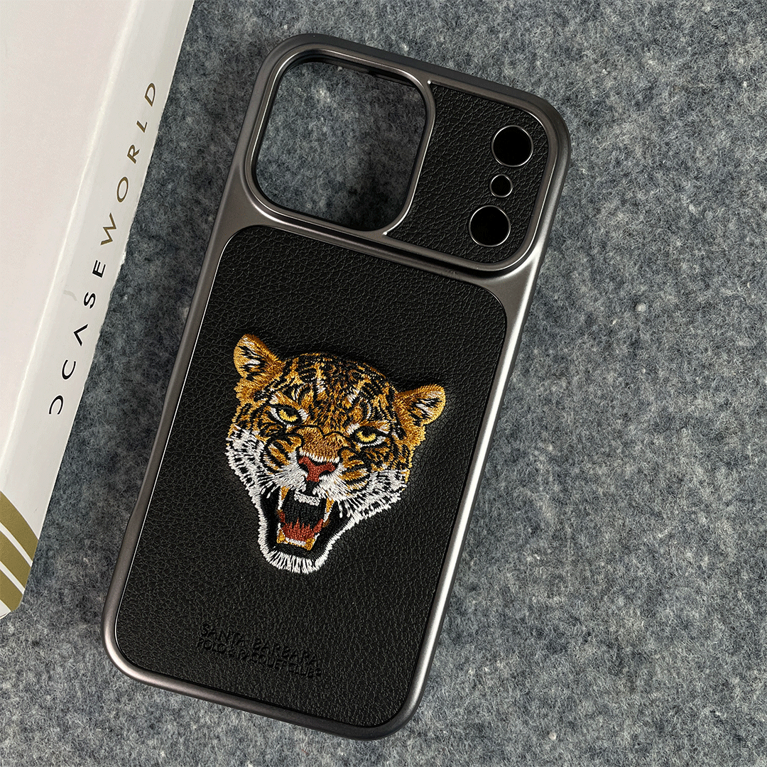 Santa Barbara Tiger Edition Leather Case for iPhone 17 Series