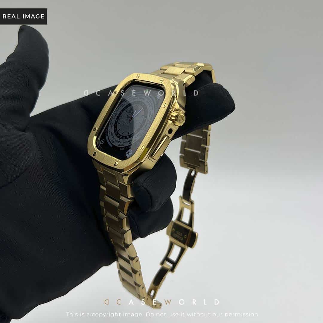 Full Metal Luxury Stainless Steel Case with Metal Belt (44-45MM)