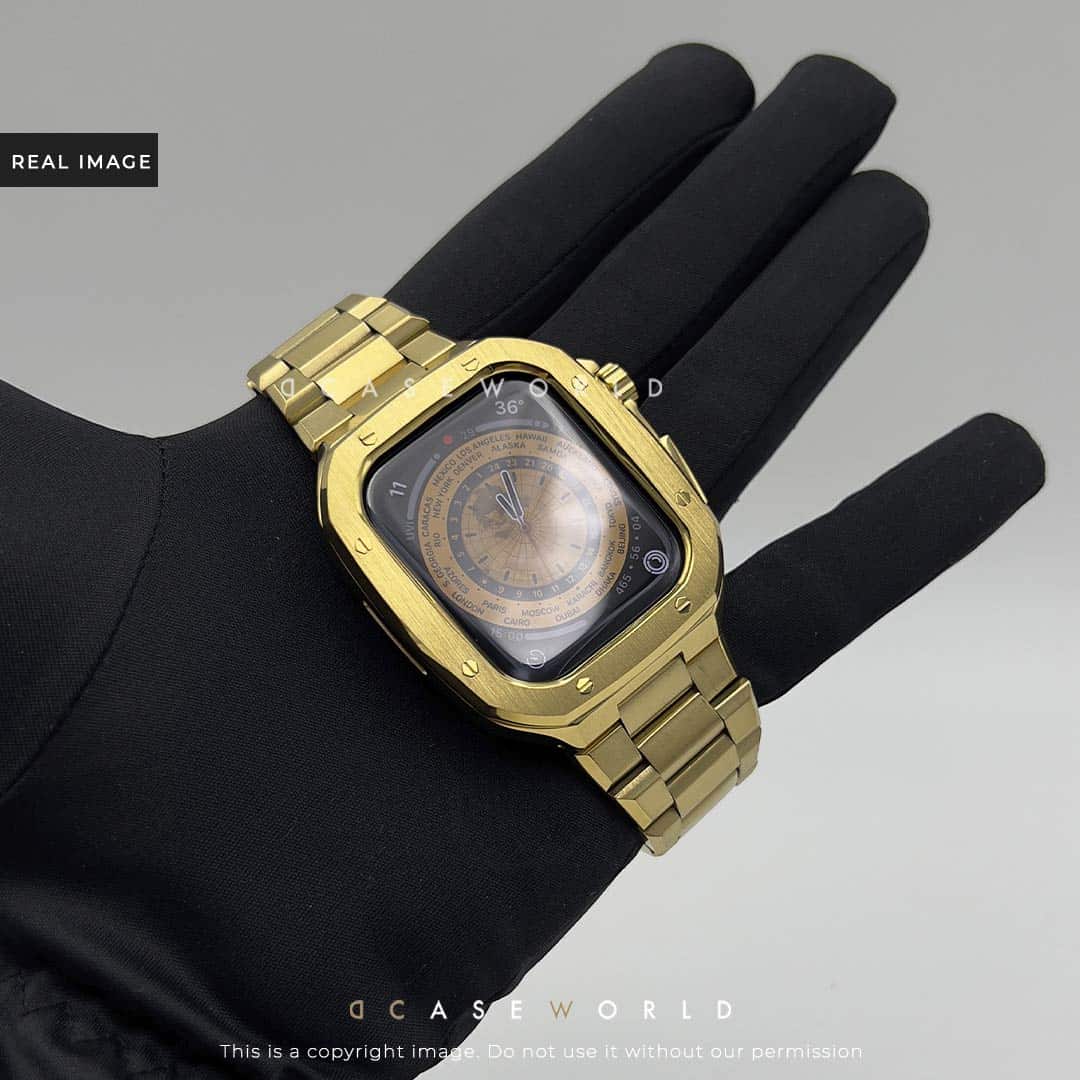 Full Metal Luxury Stainless Steel Case with Metal Belt (44-45MM)