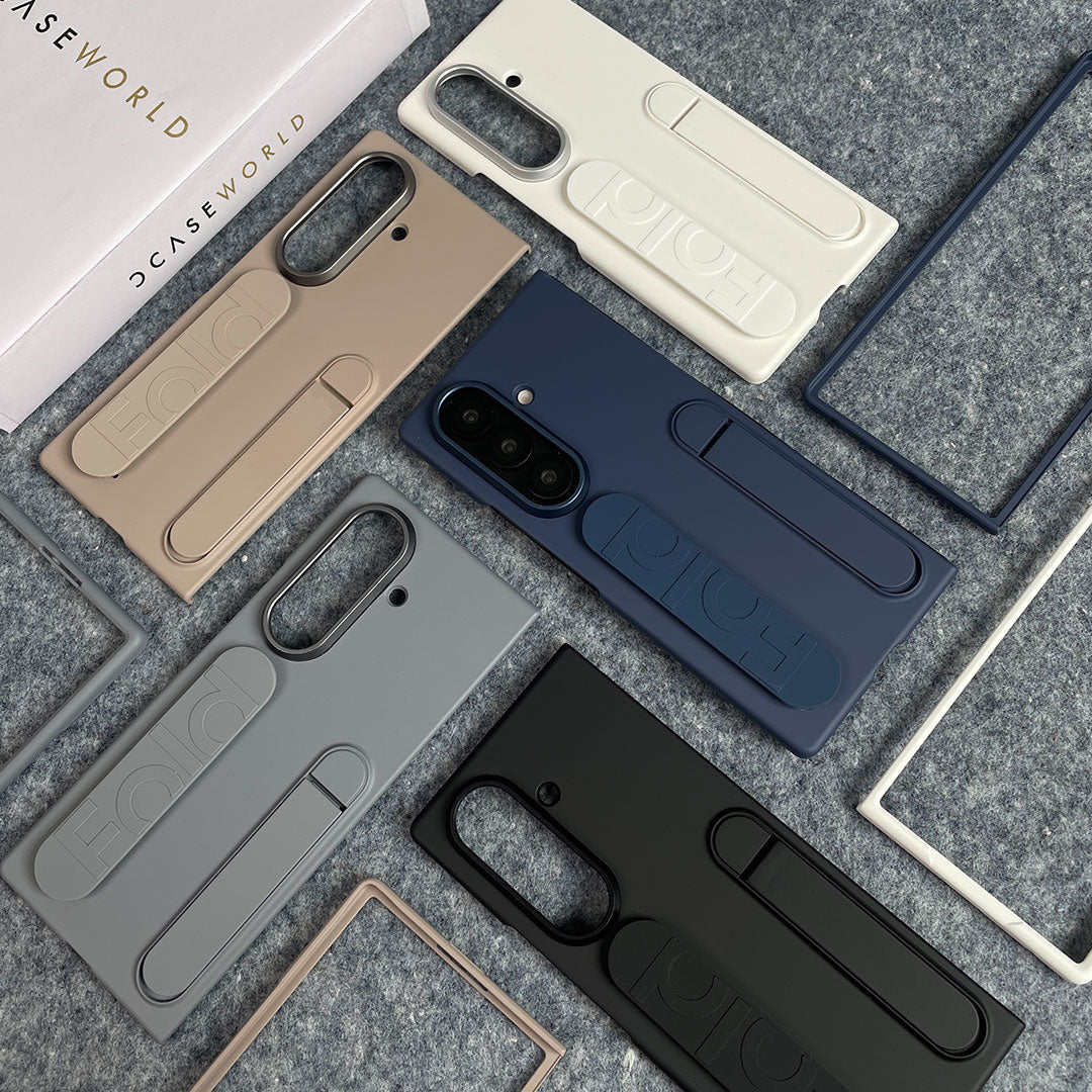 Z Fold Luxe Silicone Wrist Strap Case
