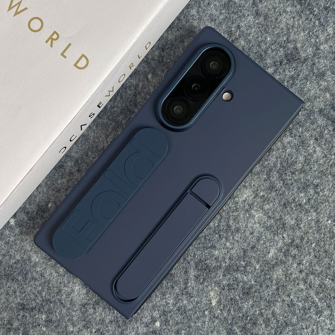 Z Fold Luxe Silicone Wrist Strap Case