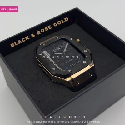 Luxury Stainless Steel Case with Silicon Strap (44-45MM)