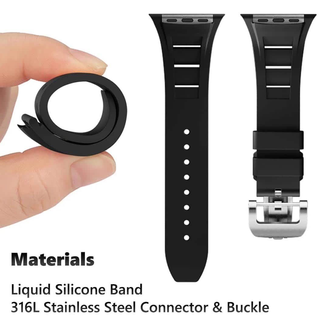 Luxury Richard Miller Style Butterfly Lock Sports Strap (42/44/45/49mm)