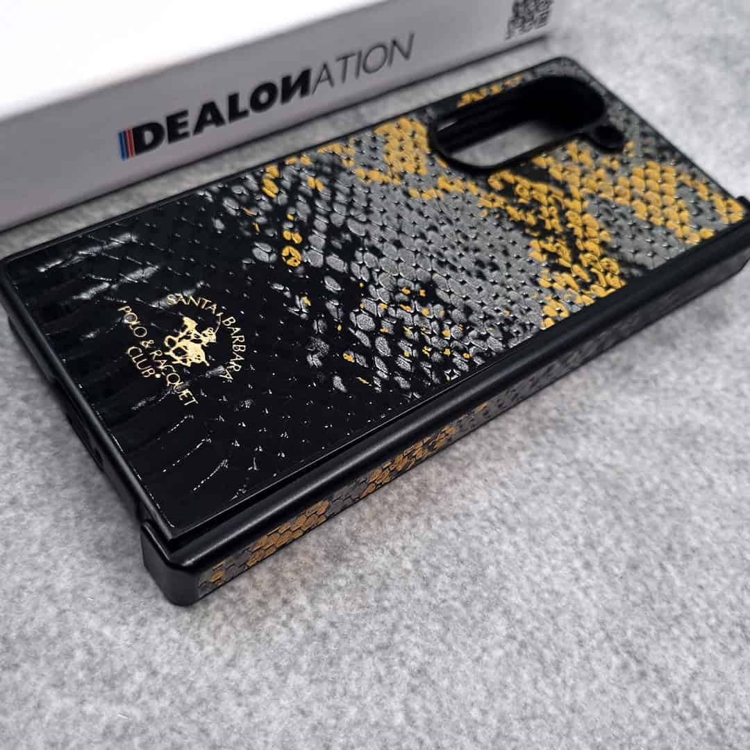 Santa Barbara Croco Patent Leather Case for Samsung Galaxy Z Fold 6