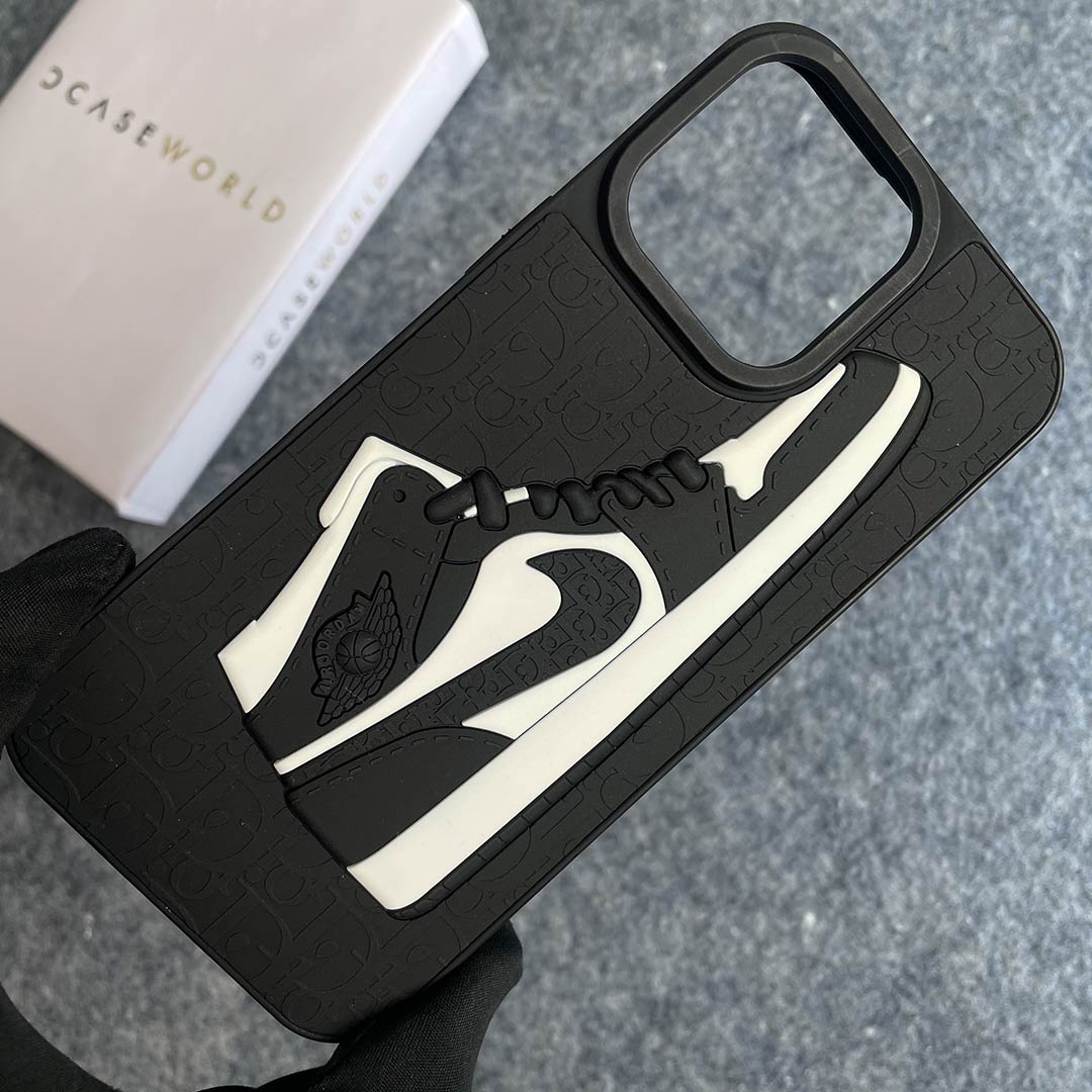Jordn x D I O R 3D Silicone Case for iPhone