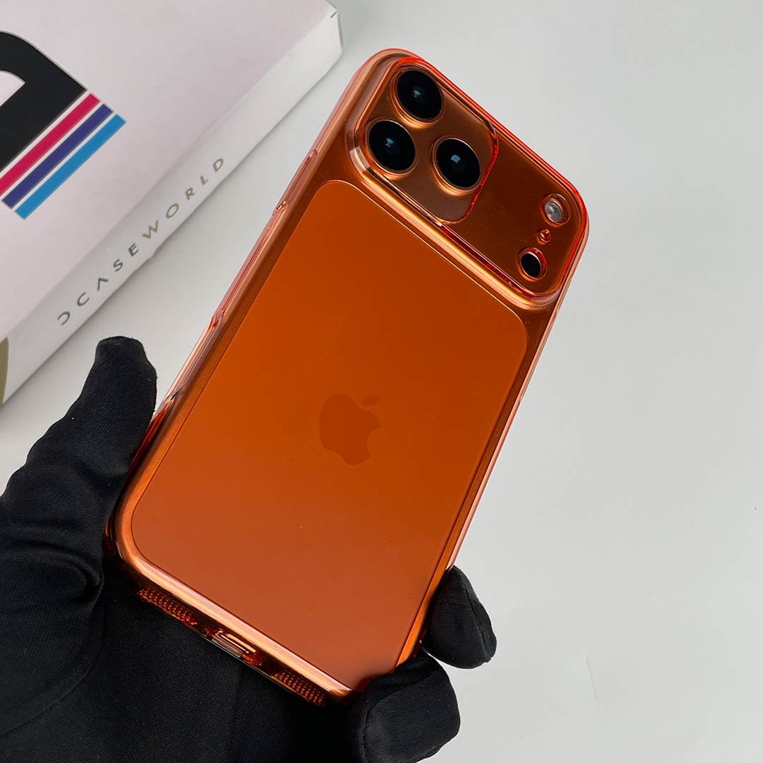 Candy Pop Orange Clear Case