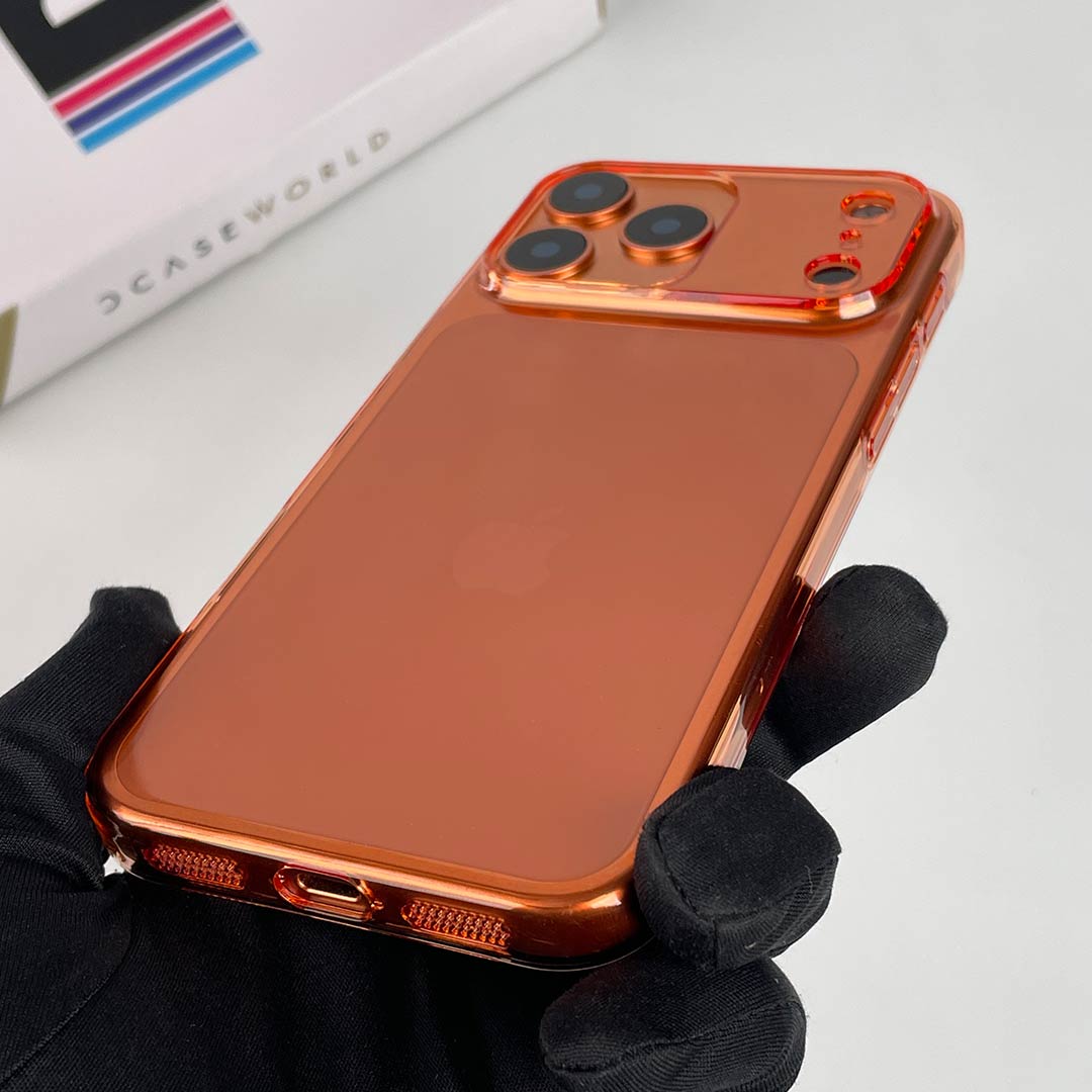 Candy Pop Orange Clear Case