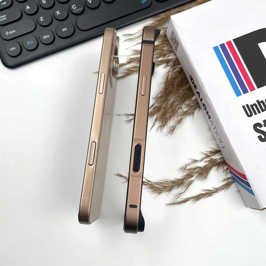 Desert-Titanium Metal Bumper Case