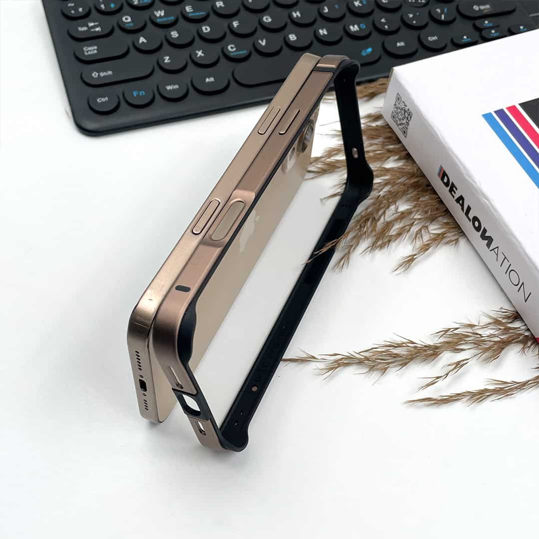 Desert-Titanium Metal Bumper Case