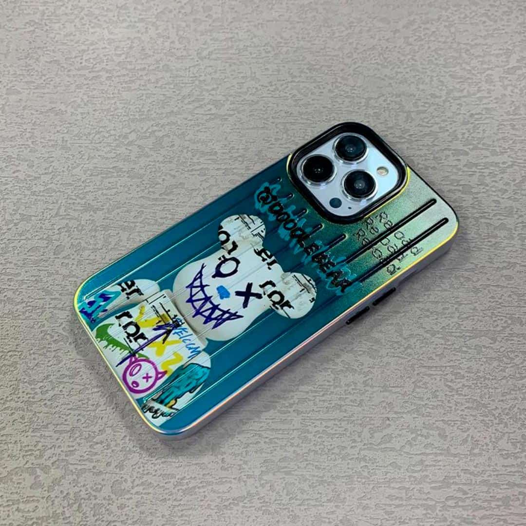Doodle Bear Trolly Pattern Case