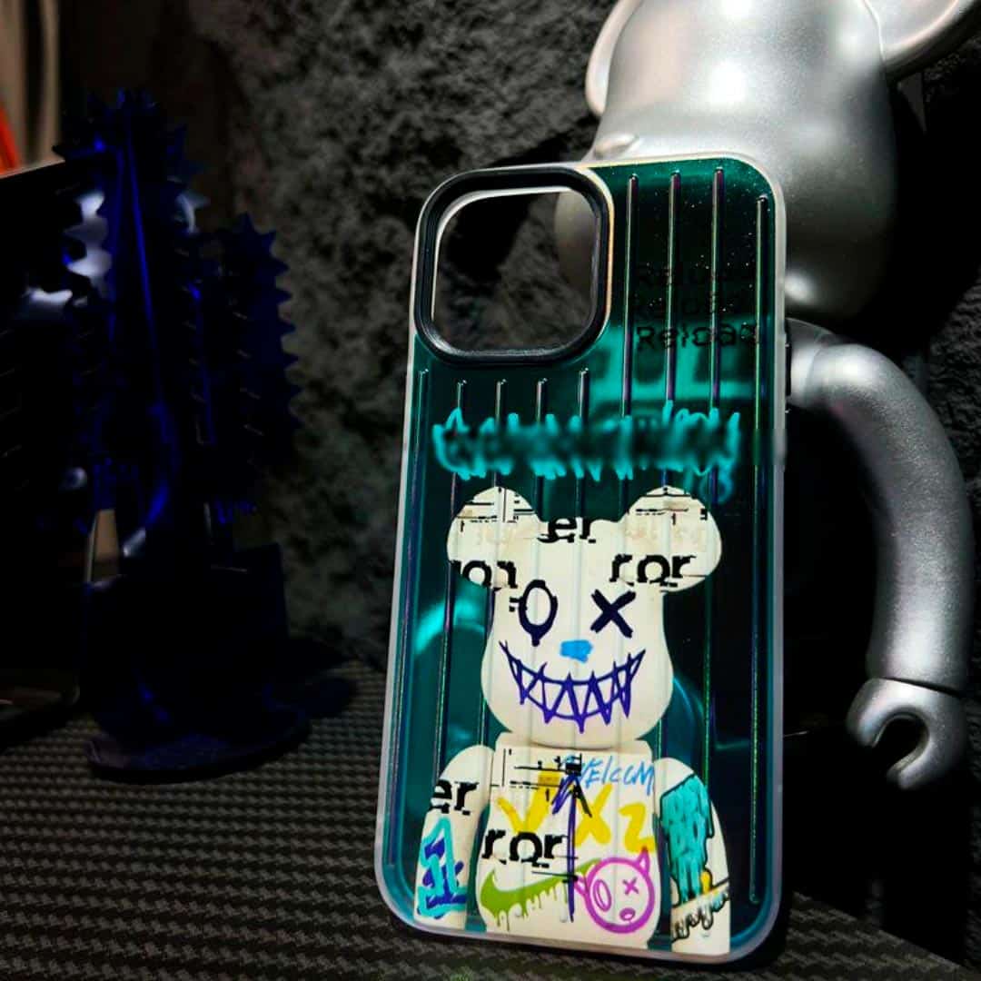 Doodle Bear Trolly Pattern Case