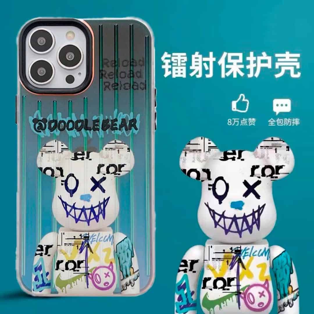 Doodle Bear Trolly Pattern Case