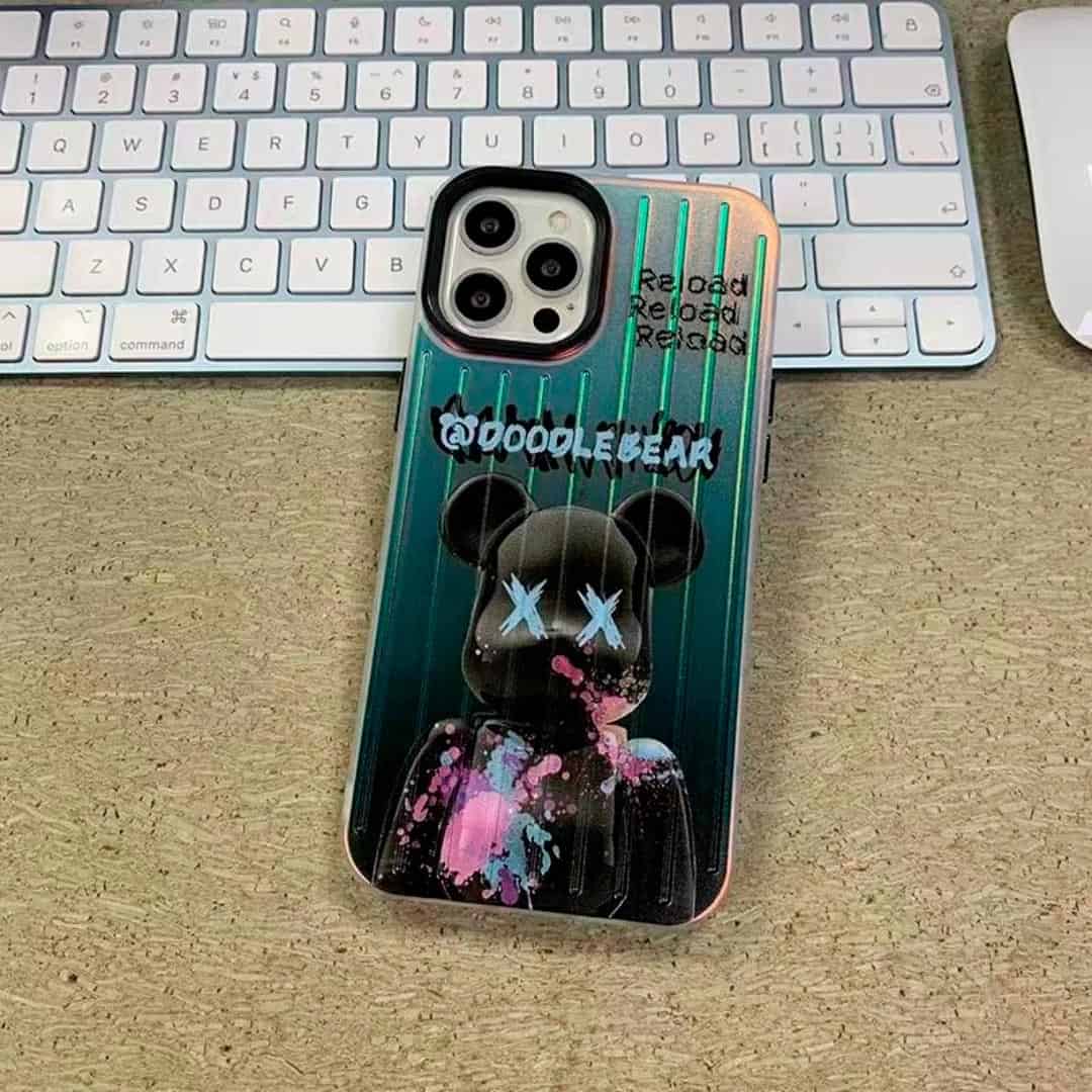 Doodle Bear Trolly Pattern Case