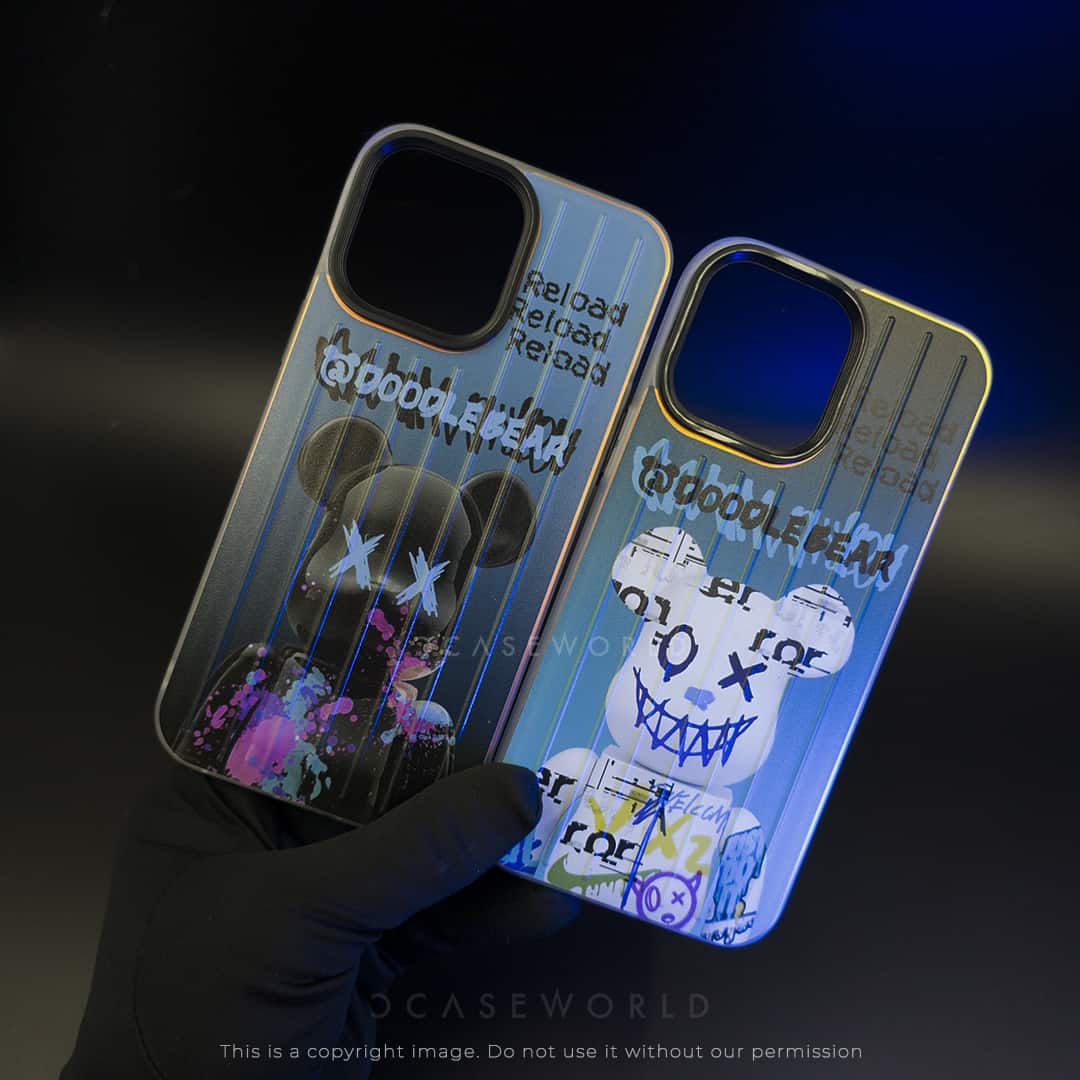 Doodle Bear Trolly Pattern Case