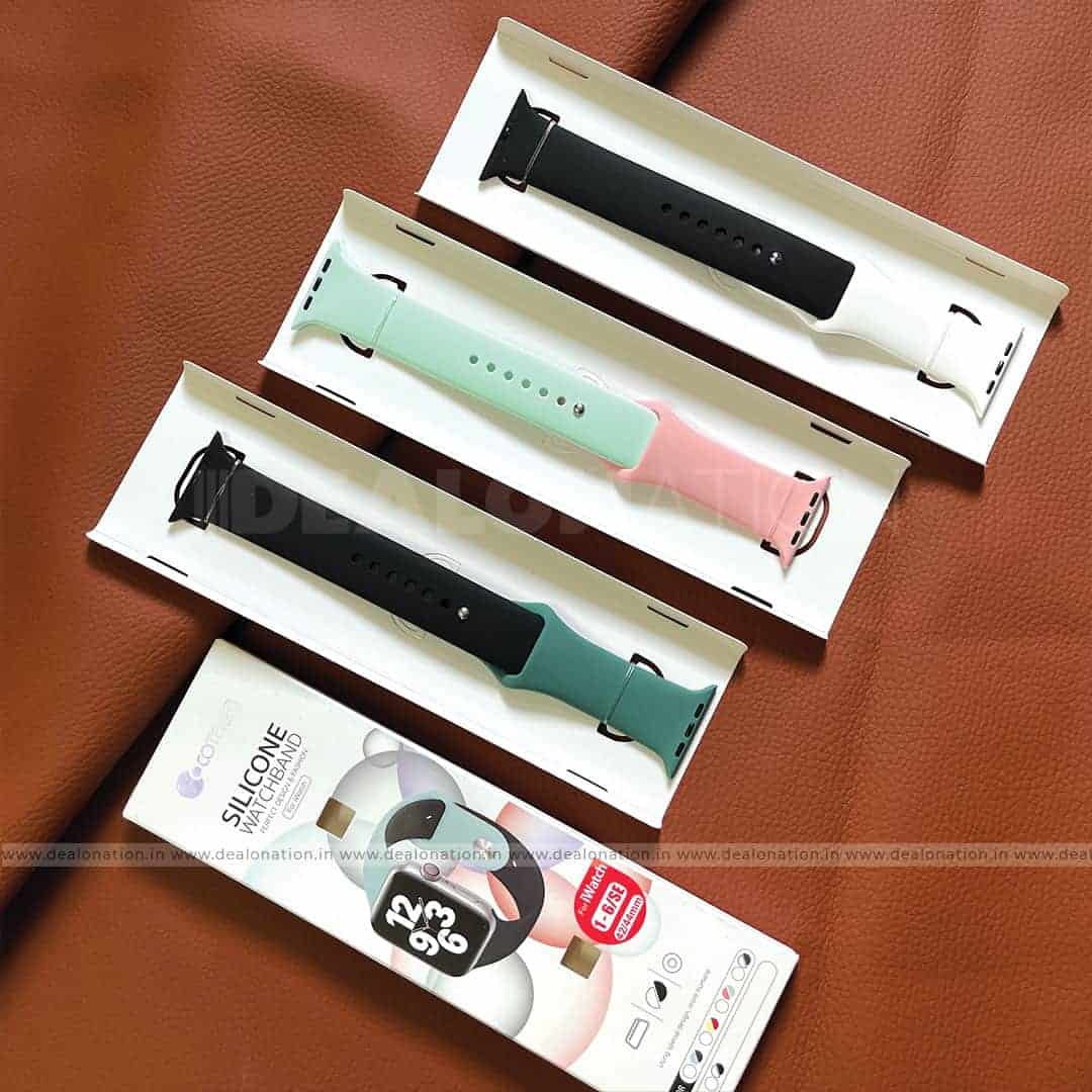 COTEetCI Dual Color Silicone WatchBands