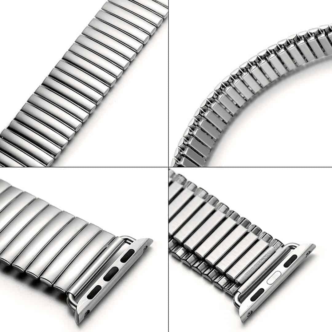 Elastic Classy Stainless Steel Apple Watch Loop (42-44MM)