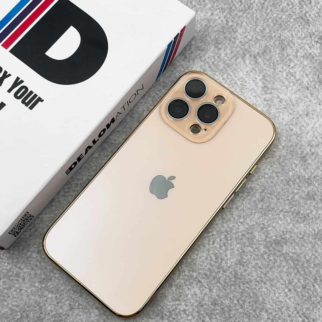 Elegant Matte Chrome Plated Lens Protection Case