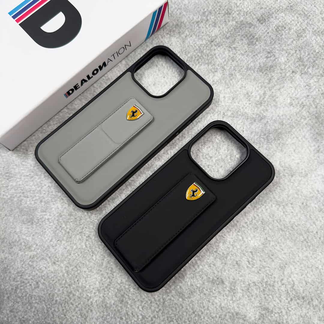 FR Leather Case with Magnetic Closure Stand