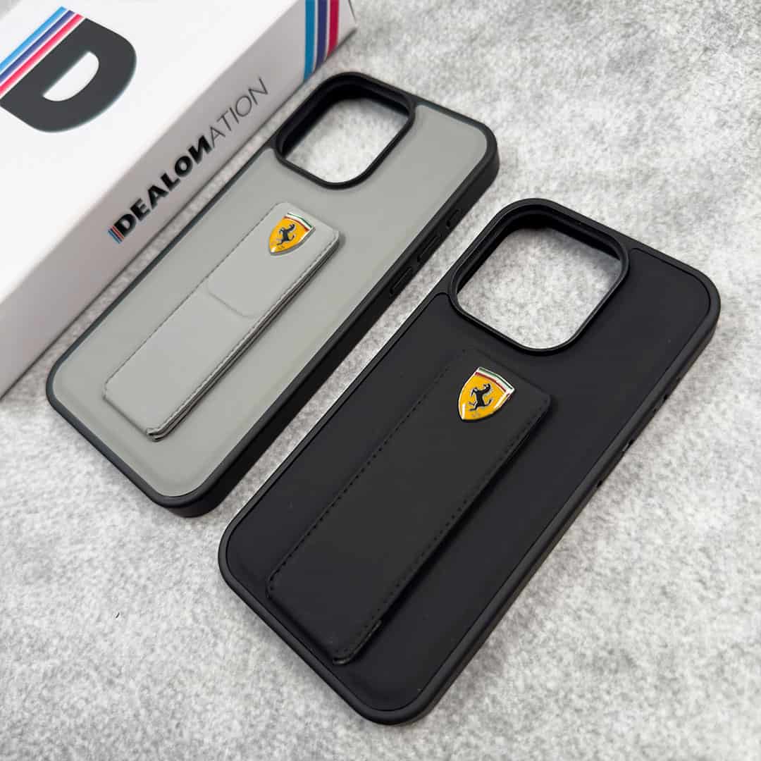 FR Leather Case with Magnetic Closure Stand