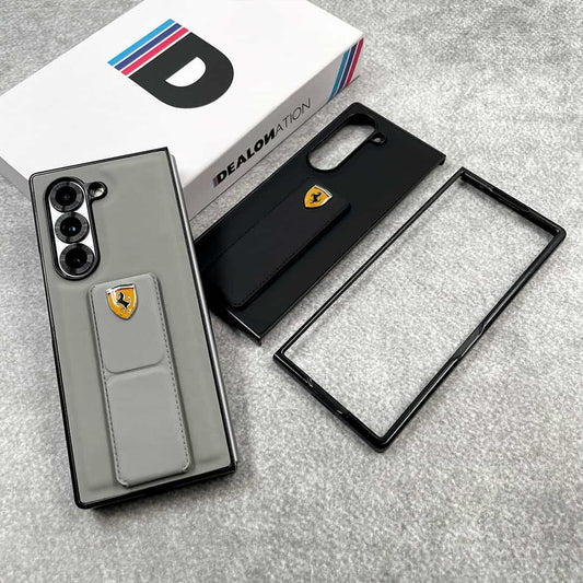 FR Leather Case with Magnetic Closure Stand for Galaxy Z Fold 6