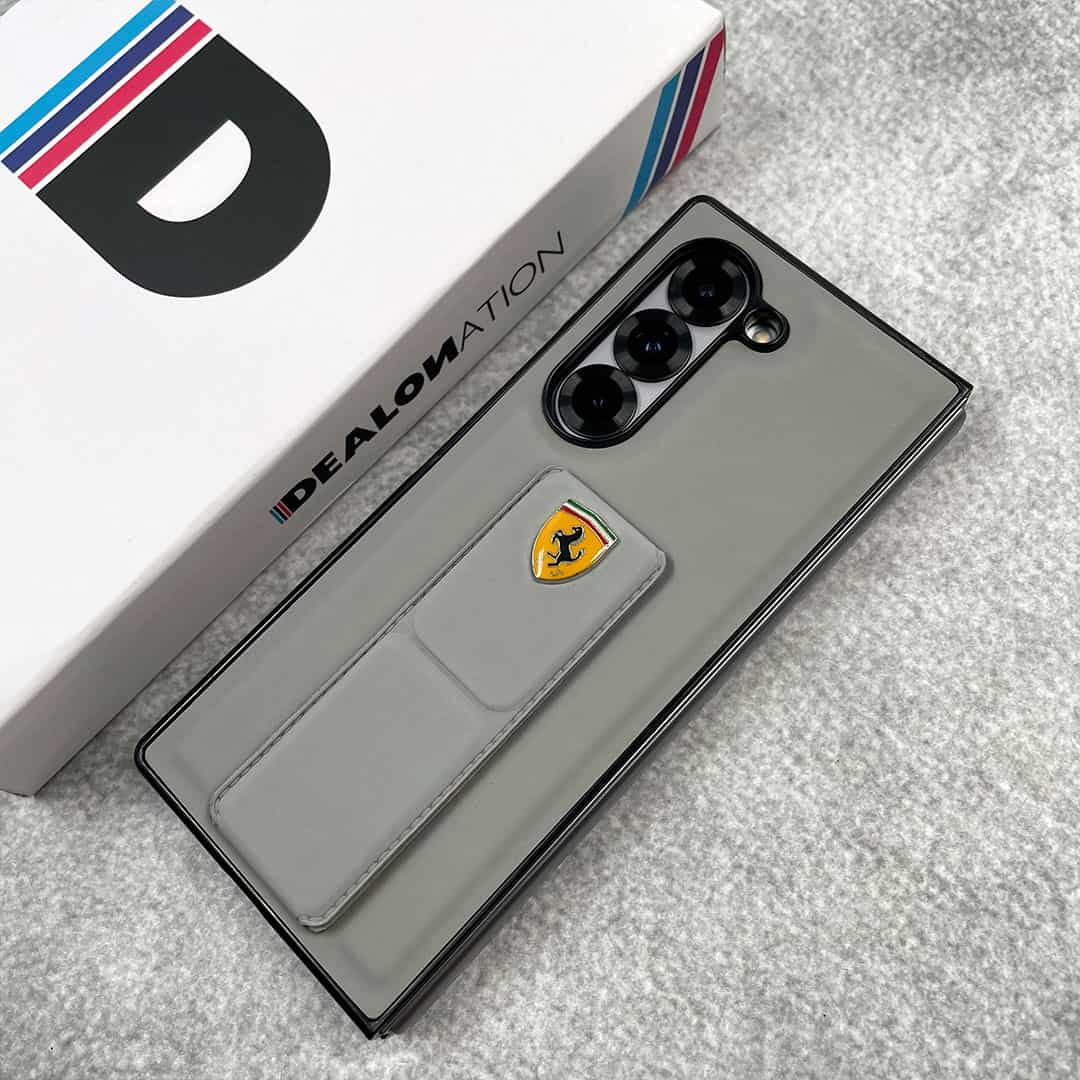 FR Leather Case with Magnetic Closure Stand for Galaxy Z Fold 6
