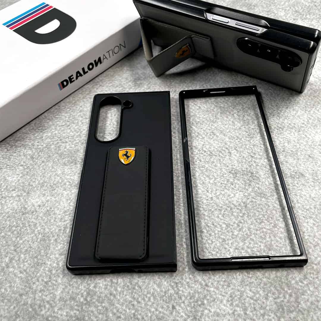 FR Leather Case with Magnetic Closure Stand for Galaxy Z Fold 6